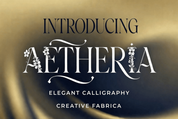 Aetheria: A Premium Display Font