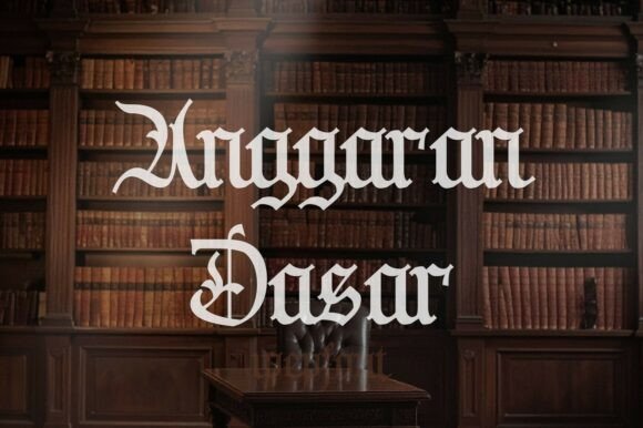 Anggaran Dasar: A Blackletter Masterpiece