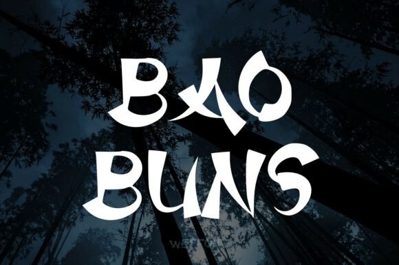Bao Buns Font: A Unique Typeface for Business Branding
