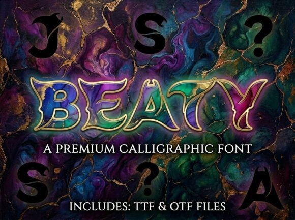 Beaty: A Gothic Display Font