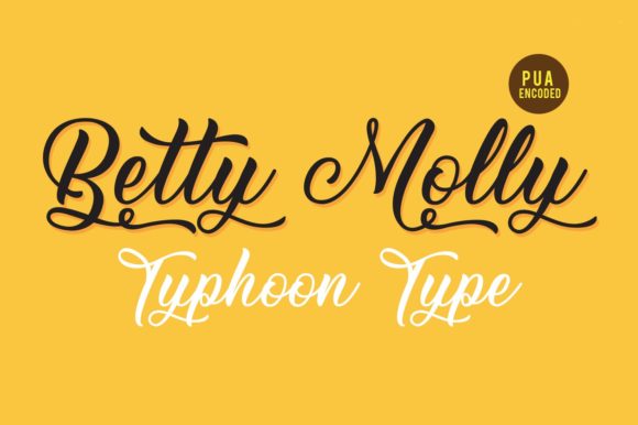 Betty Molly: A Script Font for Elegant Design