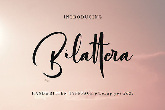 Bilattera: A Playful Script Font