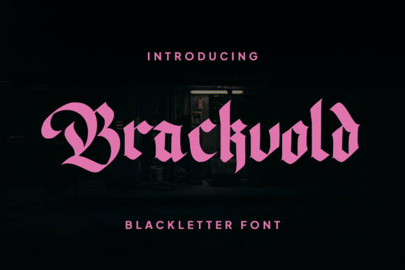 Brackvold: A Gothic Typeface for Editorial Design