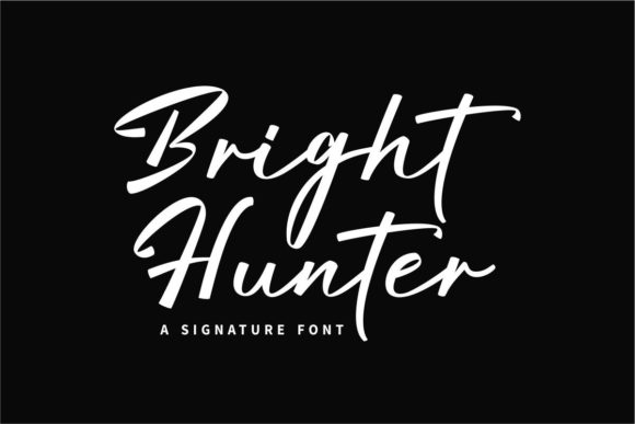Bright Hunter Font for Business