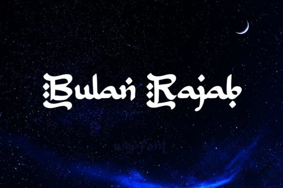 Bulan Rajab: A Font That Elevates Your Brand