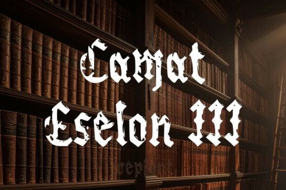 Camat Eselon III Font Review