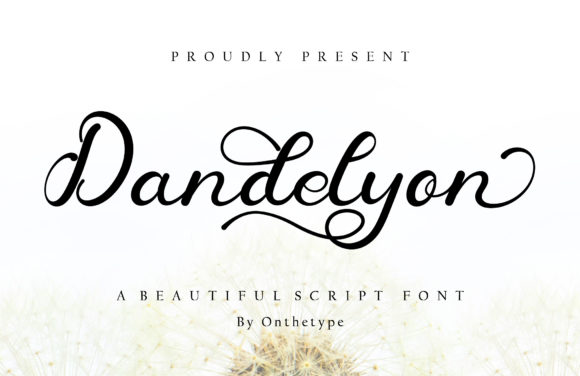 Dandelyon Font: Elegant Handwriting for Makers