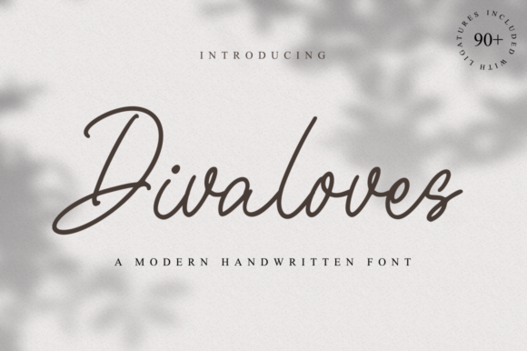 Divaloves: A Graceful Script for Branding