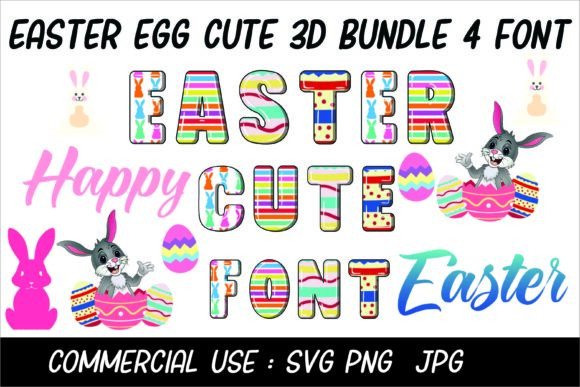 Easter Egg Cute Font
