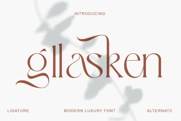 Gllasken Font: Elegant Typography for Business