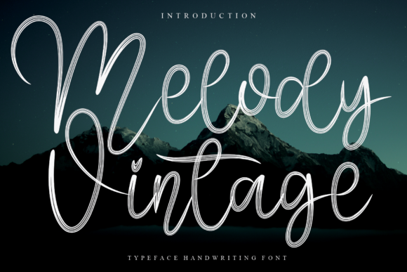 Melody Vintage Font for Creative Makers