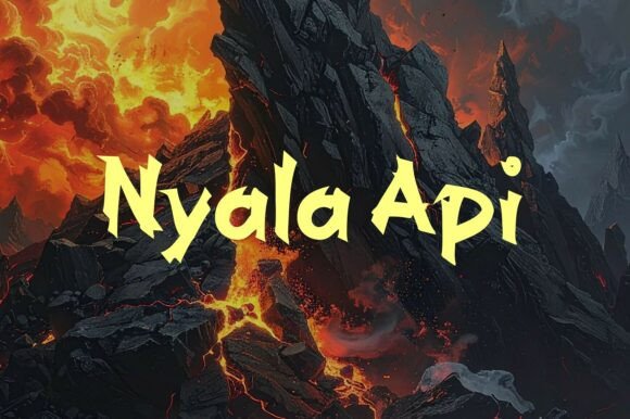 Nyala Api: A Bold Display Font