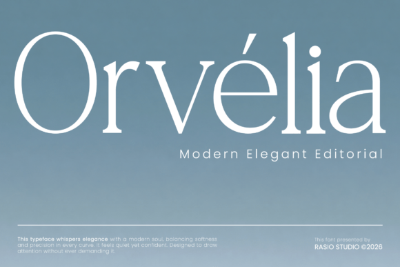 Orvelia: A Serif Font for Polished Branding