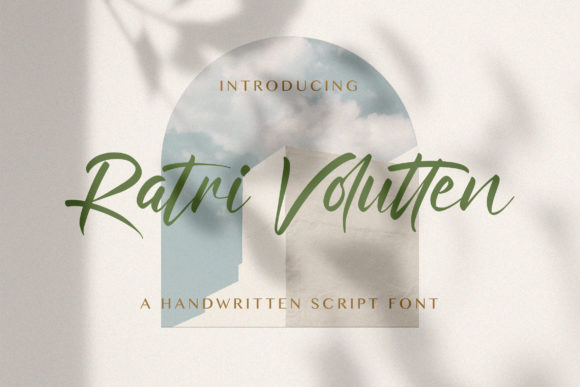 Ratri Volutten: A Natural Script Font