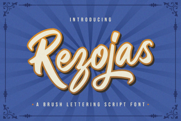 Rezojas: A Handwritten Font for Elegant Design