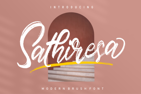 Sathiresa: Elegant Script Font