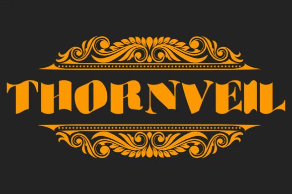 Thornveil: A Gothic Font for Creative Makers