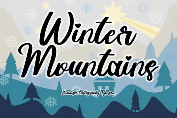 Winter Mountains Font Review