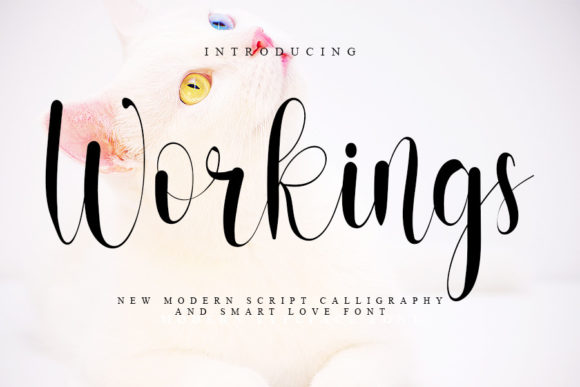 Workings: A Handwritten Font for Creative Makers