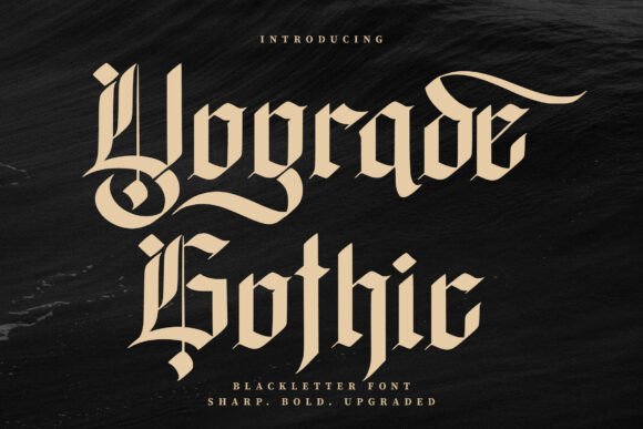 Yograde: A Bold Blackletter for Creative Projects